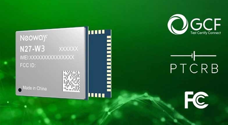 易彩堂官网科技,Neoway,NB-IoT,N27,？,模组,无线通信模组,Cat M1,GCF,FCC,PTCRB,N27-W3,认证,3GPP,ETSI,GSMA,5GAA,CTIA,高通,EGPRS